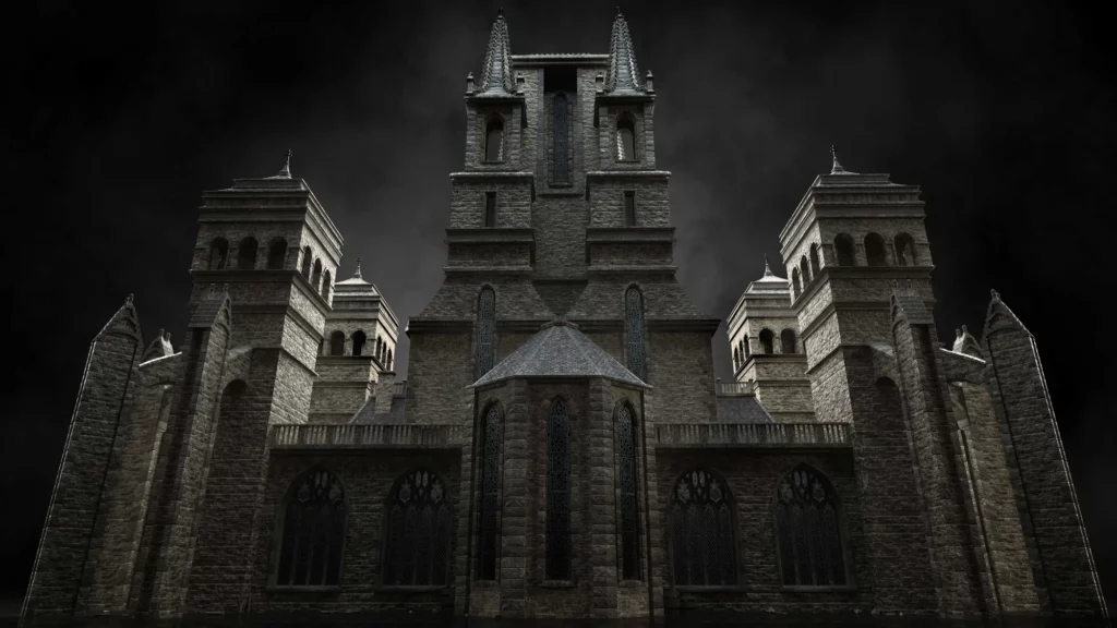 黑暗城堡建筑楼房3D模型 KitBash3D – Dark Fantasy